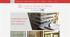 Desktop Screenshot of lorensglass-mirror.com